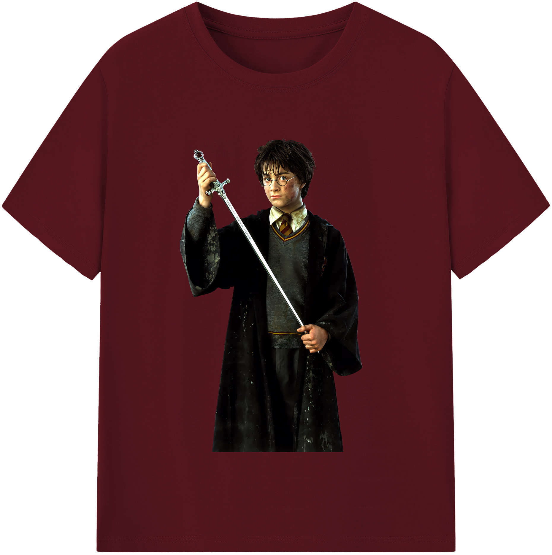 （画像用） Harry Potter ハリー・ポッターシリーズ 綿100％半袖Tシャツ（フロントプリント）